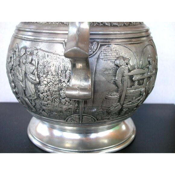 Antique Artina SKS Zinn Pewter Pitcher - Picture 9 of 15